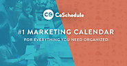 CoSchedule - The #1 Marketing Calendar - @CoSchedule