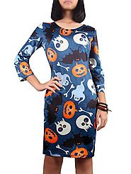 Jack Lantern Print Halloween Dress @ DressLily