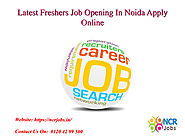 Latest Freshers Job Opening In Noida Apply Online