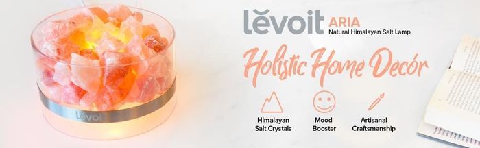Levoit aria himalayan salt lamp deals