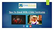 How to Handle Your Child’s Tantrums