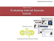 Evaluating Internet Sources
