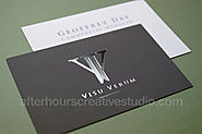 Soft touch Velvet Laminated Business Cards