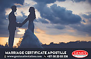 Marriage Certificate Apostille Services | Genius Attestation