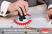 Divorce Certificate Apostille Service UAE | Genius Attestation