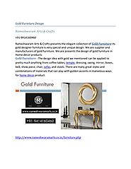 Gold Furniture Design