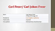 #Carl Freer - Who is Carl Freer?