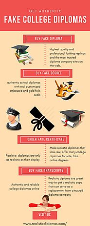 Buy Fake College Diplomas