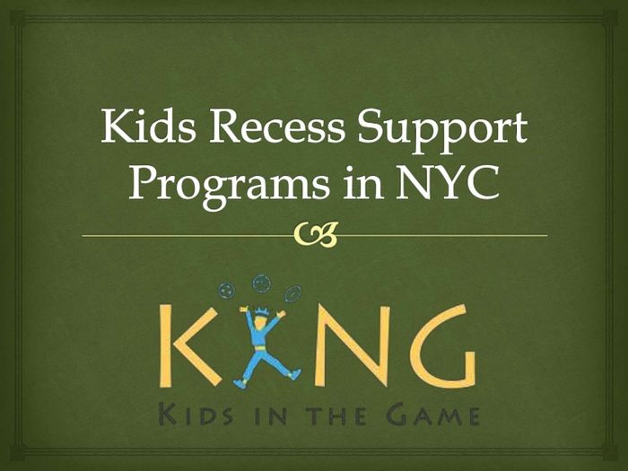 NYC recess program | A Listly List
