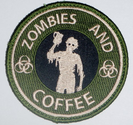The NEW Tactical Starbucks Zombie Guns and Coffee Velcro Morale Military Patch
