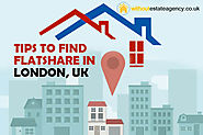 Tips to Find Flatshare in London, UK