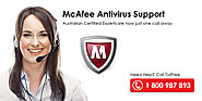 McAfee Technical Support Australia - Call 1 800 987 893 Antivirus Tech Support