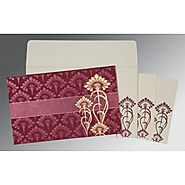 Hindu Wedding Cards | W-8239B | 123WeddingCards