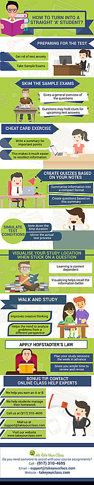 Infographic: Tips To Help You Earn An A