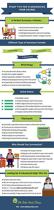 Infographic: How To Make Good Summary Notes?