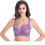 Push Up Bra Sexy G Cup Ultra thin No cotton Lace Bras For Women