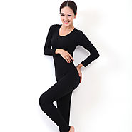 Winter Thermal Underwears Fashion Seamless Breathable Warm Long Johns Slim