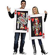 Fun World - King and Queen of Hearts Adult Costume