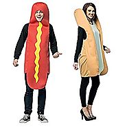Hot Dog And Bun Adult Couples Costume