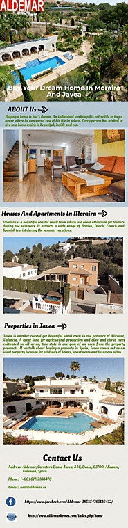 Buy Your Dream Home In Moraira And Javea