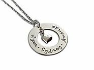 Mom Necklace with Children's Names