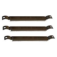 3 Pack Cross over Stainless Steel Burner Replacement for select Gas Grill Models by Kenmore, Centro, Charbroil, Maste...