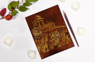 Shimmery Box Themed - Offset Printed Wedding Invitation : W-1835 | 123WeddingCards