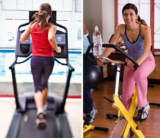 stationary bike vs treadmill weight loss