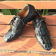 Giày da cá sấu xịn hàng hiệu giá rẻ GCS06