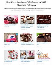 Best Chocolate Lovers' Gift Baskets - 2017 Chocolate Gift Ideas