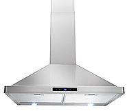 AKDY 30" Kitchen Wall Mount Stainless Steel Touch Panel Control Range Hood AZ63175S Stove Vents