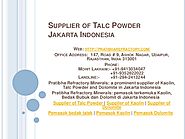 Supplier of Talc Powder Jakarta Indonesia