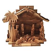 Wooden Nativity Set - HolyLand Imports