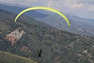 Paragliding Activity in Valley of Aspen, Vail