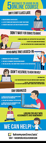 Infographic: Avoid These Mistakes In An Online Course