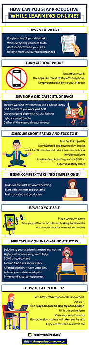 Infographic: Top Tips For Making Your Online Learning More Productive