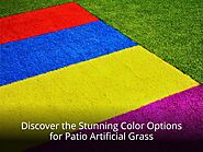 Discover the Stunning Color Options for Patio Atlanta Grass Installation