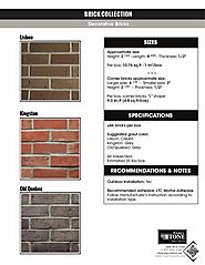 Make your Home gorgeous with beautiful bricks from Impex Stone!