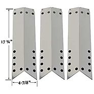 Stainless Heat Shield For Nexgrill 720-0522, 720-0584A, 720-0650A, 720-0430 (3-PK) Gas Models