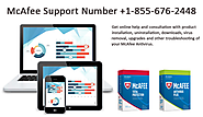 Mcafee Support Number 1-855-676-2448
