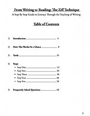 Step by Step Guide Book for Teaching the Ziff Technique of Writing and Reading