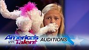 Darci Lynne: 12-Year-Old Singing Ventriloquist Gets Golden Buzzer - America's Got Talent 2017