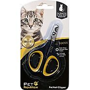 Cat Nail Clipper by Pet Republique – Professional Stainless-Steel Claw Clipper Trimmer for Cats, Kittens, Hamster, Ra...