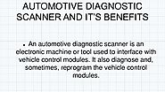 Benefits Of Diagnostic Scan Tool