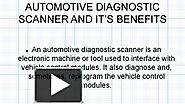 Diagnostic Scan Tool & Benefits