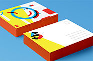 Edge Colored Custom Postcard Printing