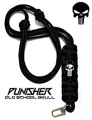 PUNISHER Accessory Neck Lanyard + Key Chain Lanyard + Ecig Necklace + I.D./Badge Holder *Color Options* oLd sChOoL Sk...