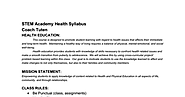 2017-18 Health Syllabus