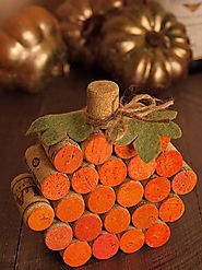 How to Make a Wine Cork Pumpkin