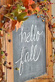 Repurposed Fall Décor {Hospitality Filled Homes} - Lilacs and Longhorns